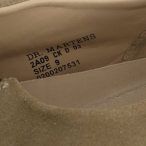 Dr Martens Air Ware Mens Size 9 Vintage Y2K 2A9 Slip On Suede Loafers Chunky EUC - Picture 6 of 10